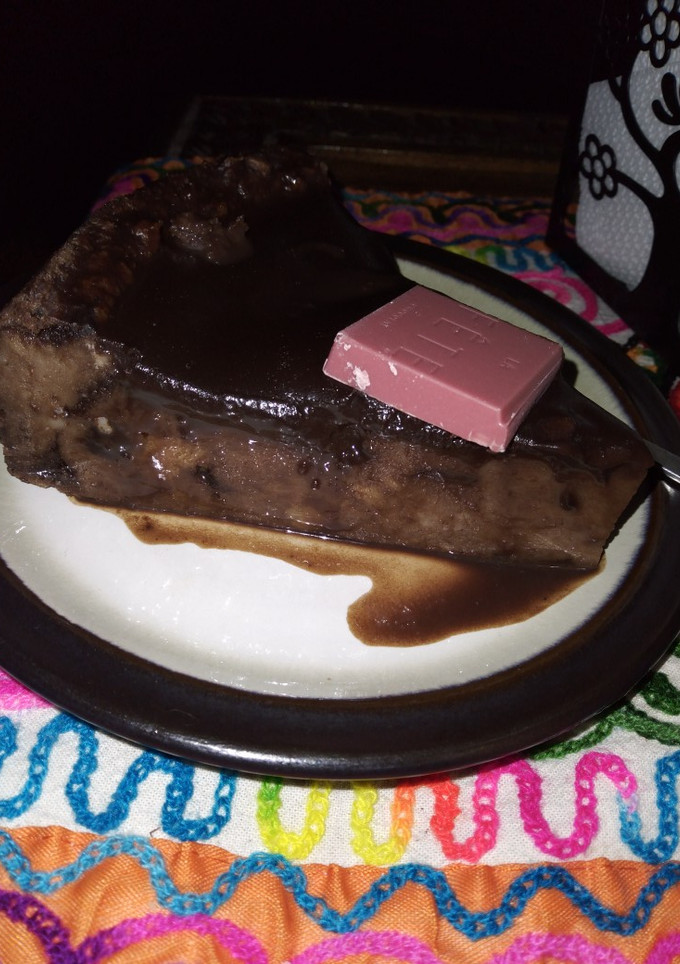 Una foto de Budín de pan (colegial) chocolatoso