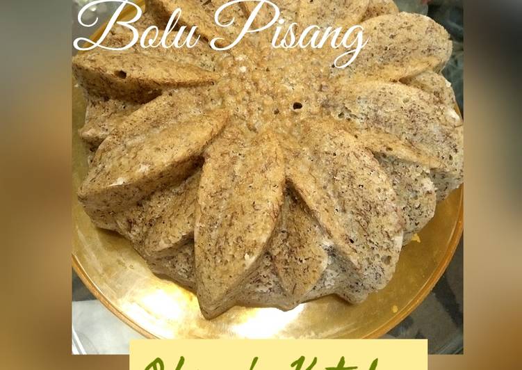 Bolu Pisang 2 telur (kukus) sangat simple & irit