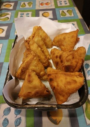 Φωτογραφία της συνταγής Τυροπιτάκια με χειροποίητο φύλλο στο τηγάνι
