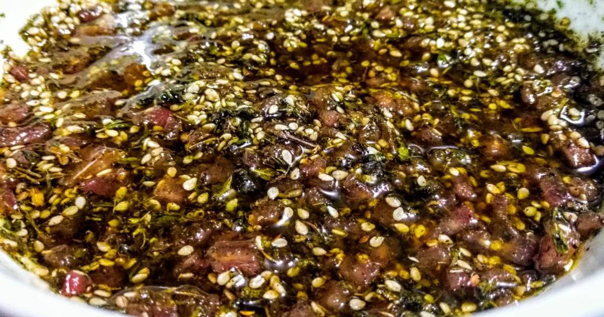 ZAATAR Y Tomate 🍅...! Receta de 🌺Zandry ABRADELO🌺 Cookpad