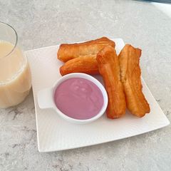 Youtiao, Deep-Fried Dough Stick A picture of Youtiao, Deep-Fried Dough Stick.