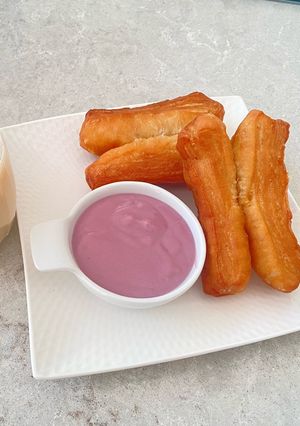 A picture of Youtiao, Deep-Fried Dough Stick.