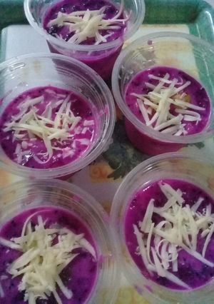 Foto resep Es Buah naga durian keju