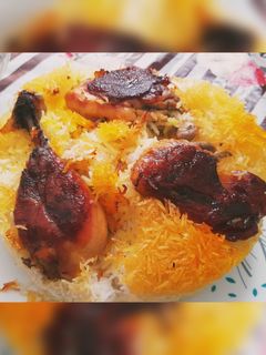 عکسی از دستور ته انداز مرغ(ران مرغ)