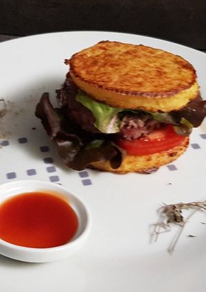 Une photo de Burger de pomme de terre