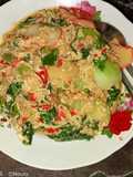 Seblak mie dan kerupuk