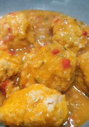 Una foto de Albóndigas de pollo y pavo