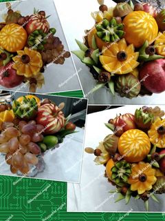 عکسی از دستور میوه آرایی یلدا ۹۸
