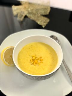 Une photo de Velouté de maïs minute