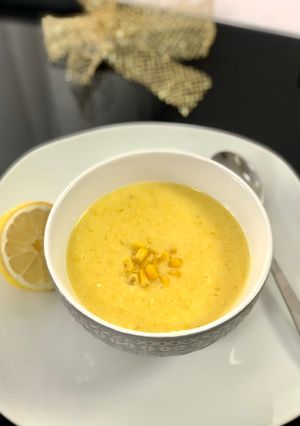 Une photo de Velouté de maïs minute