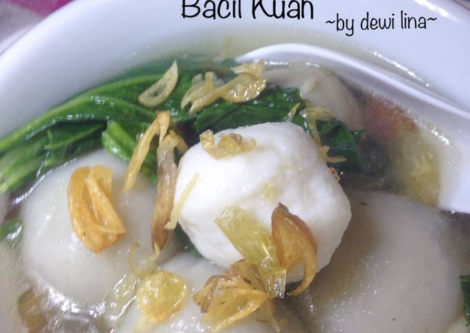 Cara Gampang Menyiapkan Bacil (Baso+Cilok) Kuah, Enak Banget