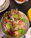 Spicy Glass Noodle Salad with Ground Beef and German Sausage