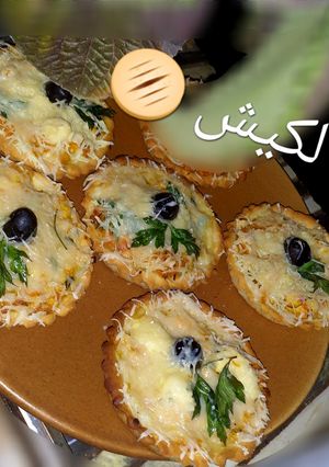 صورة لوصفة لكيش الدجاج