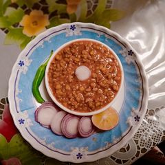 A picture of Chatpate moong.