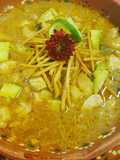 Caldo de pescado al guajillo