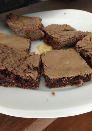 Una foto de Brownies sin nueces