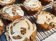 A picture of sour milk muffins
