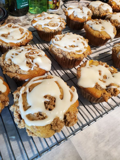 A picture of Peaches N Cream Muffins.