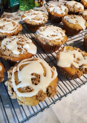 A picture of Peaches N Cream Muffins.