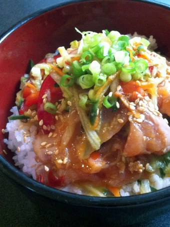 Easy Way Make Recipe Spicy Salmon Salad Don that is So Delicious, So Delicious}