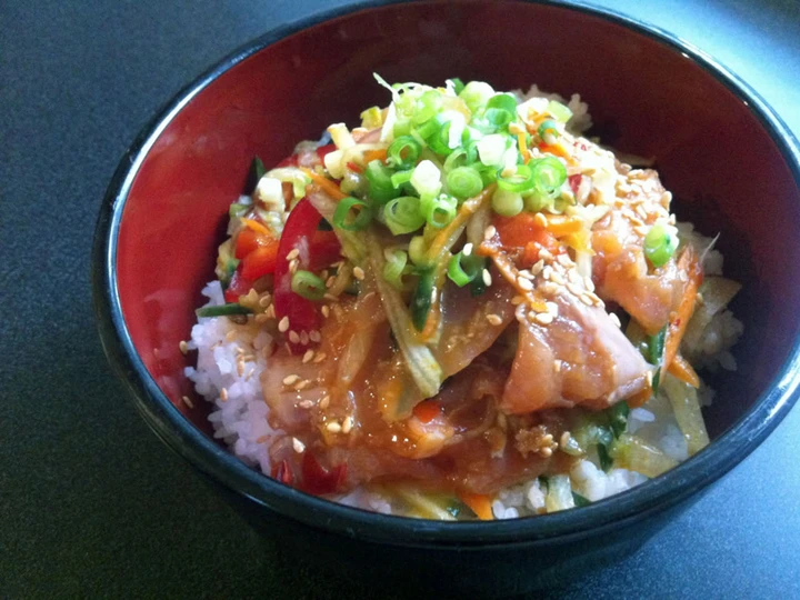 Easy Way Make Recipe Spicy Salmon Salad Don that is So Delicious, So Delicious}