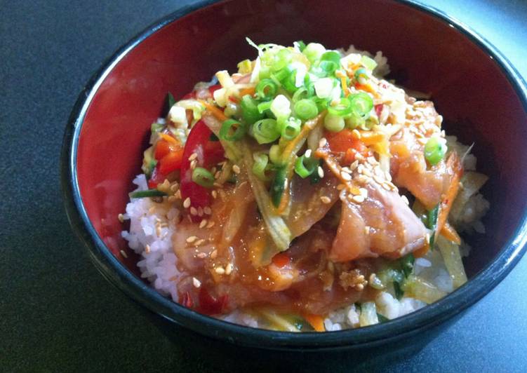 Spicy Salmon Salad Don