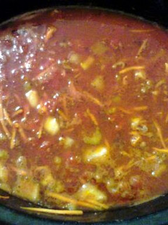 A picture of Crock Pot Pasta Fagioli.