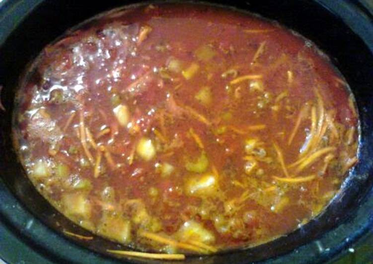 My Grandma Love This Crock Pot Pasta Fagioli