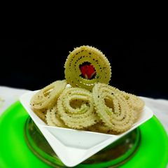 A picture of Instant rice flour chakli.