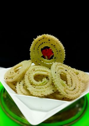 A picture of Instant rice flour chakli.