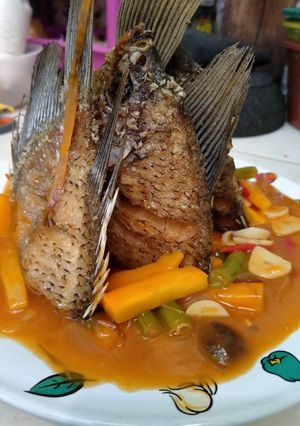 Foto resep Gurami mandi saus