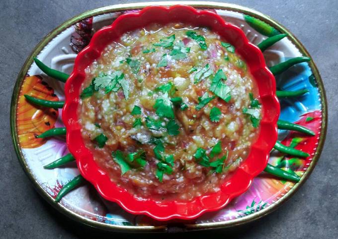 Brinjal Tomato Chutney