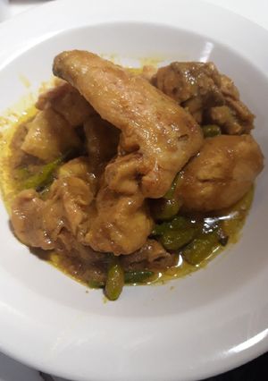 Foto resep Ayam bumbu kuning cabai rawit