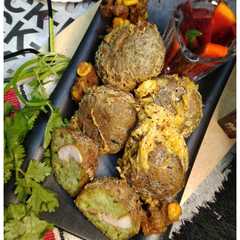 Foto di কবিরাজি চিকেন পকোড়া(Kabiraji chicken pakoda recipe in Bengali)