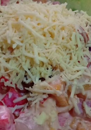 Foto resep Salad buah🍇🍉🍊🍎🍓