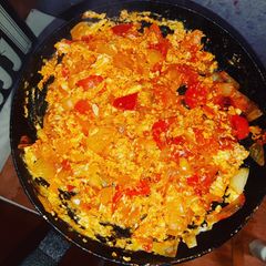 A picture of (Almost) Keto breakfast.
