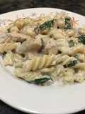 My Chicken Fettuccine with Spinach