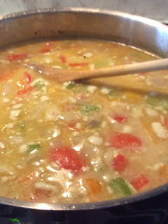 A picture of Seafood chowder.