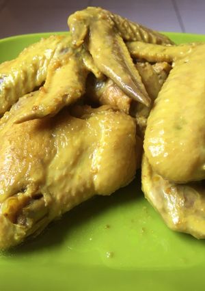 Foto resep Ayam ungkep bumbu kuning
