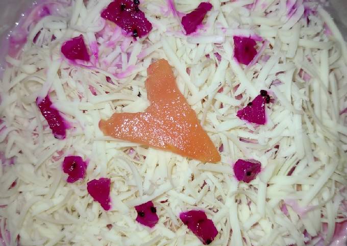 Resep Salad buah creamy simple yang Lezat