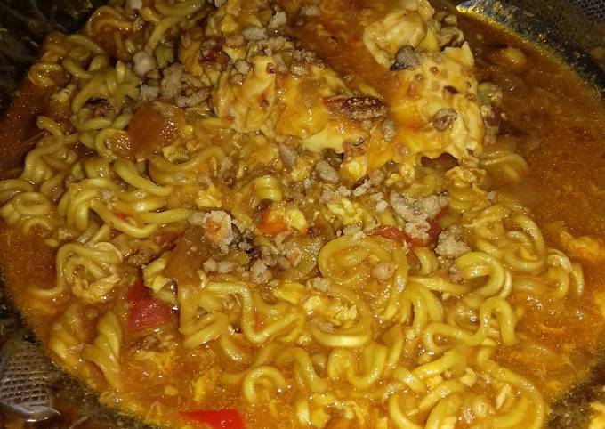 Cara Membuat Mie Tek Tek Indomie Goreng