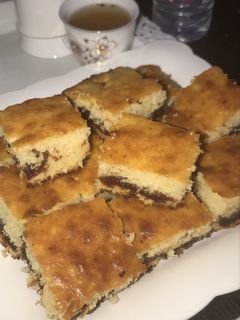 صورة لوصفة كيكة التمر اللذيذه