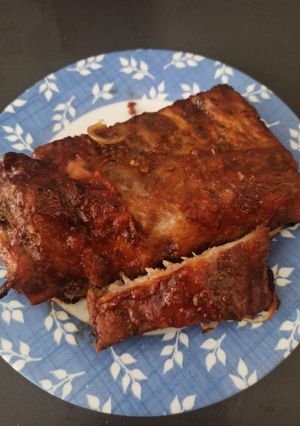 Una foto de Costillar de cerdo al horno
