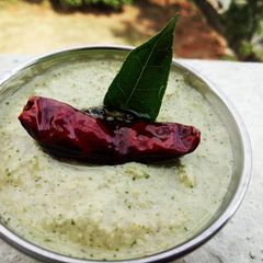 Coconut Tamarind chutney A picture of Coconut Tamarind chutney.