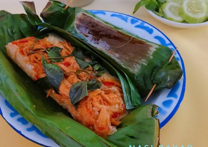 Resep Nasi Bakar Ayam Suwir Kemangi Oleh Nur Ummu Faris Cookpad