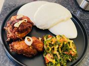 A picture of maize flour