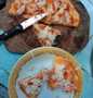 Cara Gampang Membuat 25. Pizza teflon rumahan (tanpa telur, simple) ulen tangan, Enak Banget