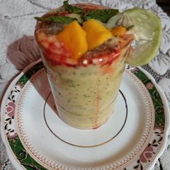 A picture of Mango Cucumber Shake.