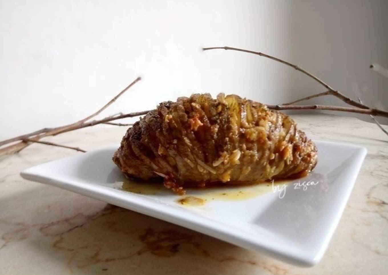 Hasselback Potato