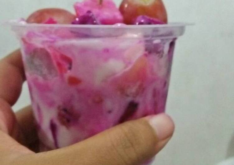 Cara Membuat Fruit salad a.k.a salad buah Top Enaknya